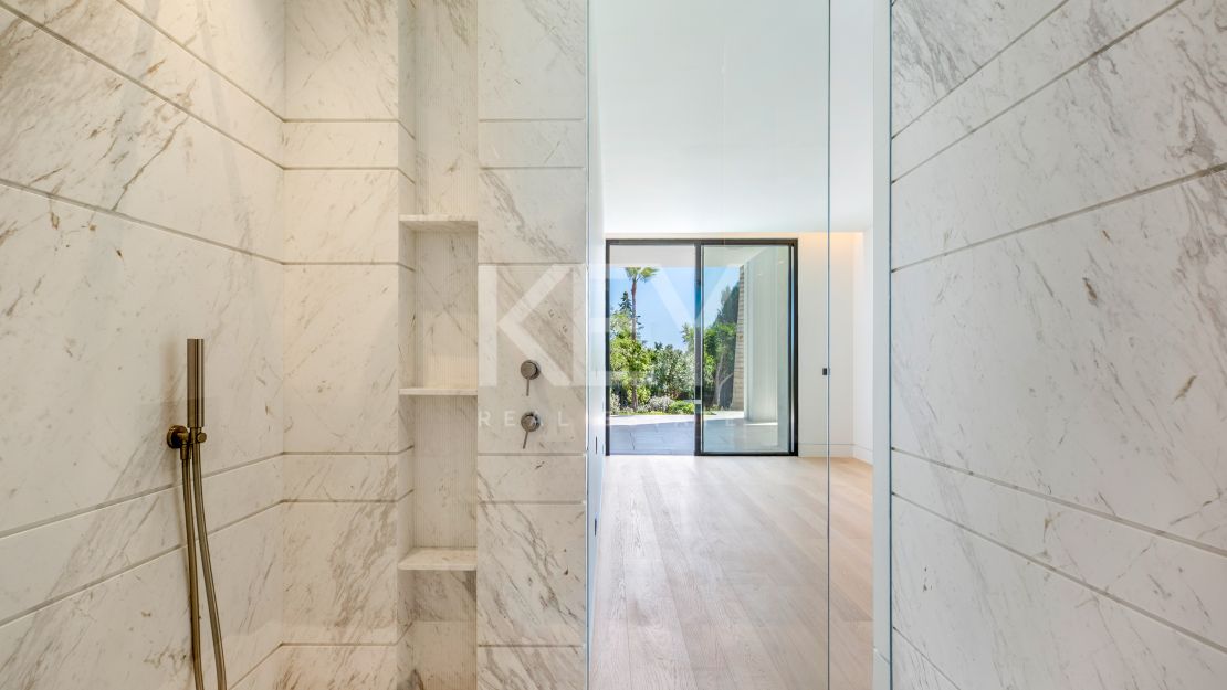 Proyecto de mansión de estilo moderno con aclamados arquitectos de Marbella en Rocio de Nagueles, Marbella