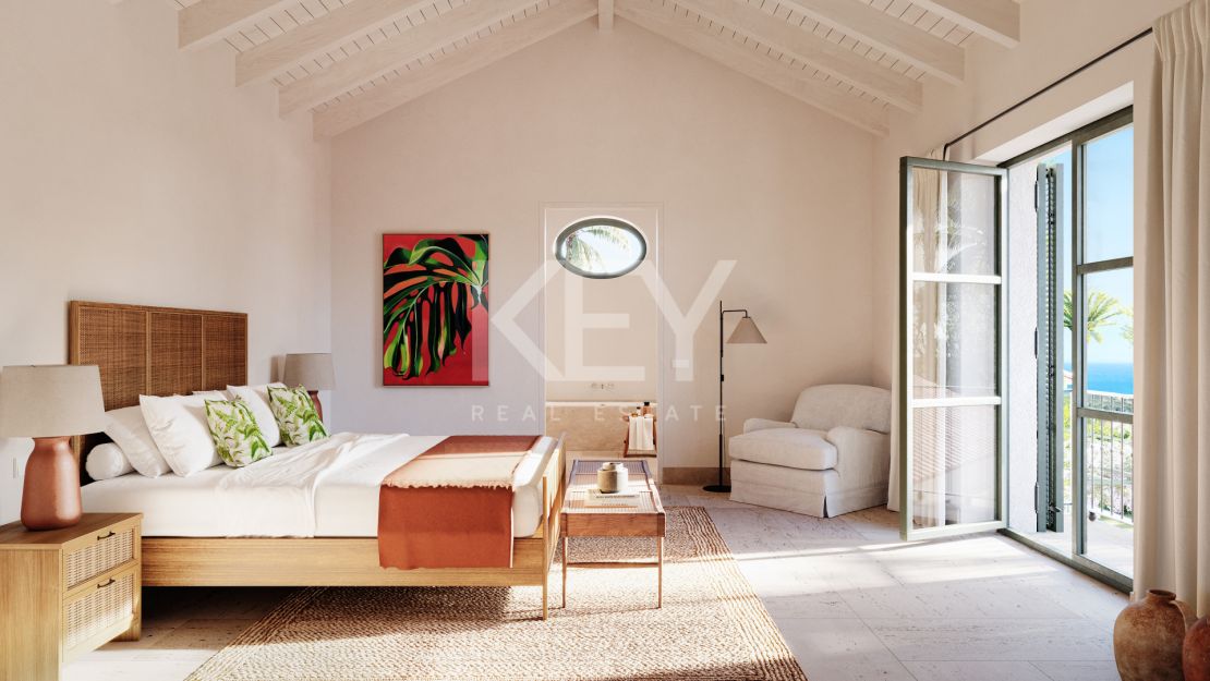 Encantadora Villa Mediterránea Con Vistas Abiertas Al Mar En Finca Cortesin, Casares