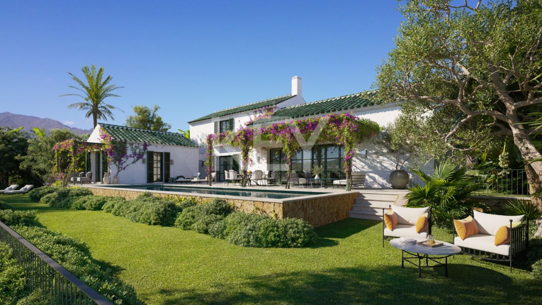 Encantadora Villa Mediterránea Con Vistas Abiertas Al Mar En Finca Cortesin, Casares