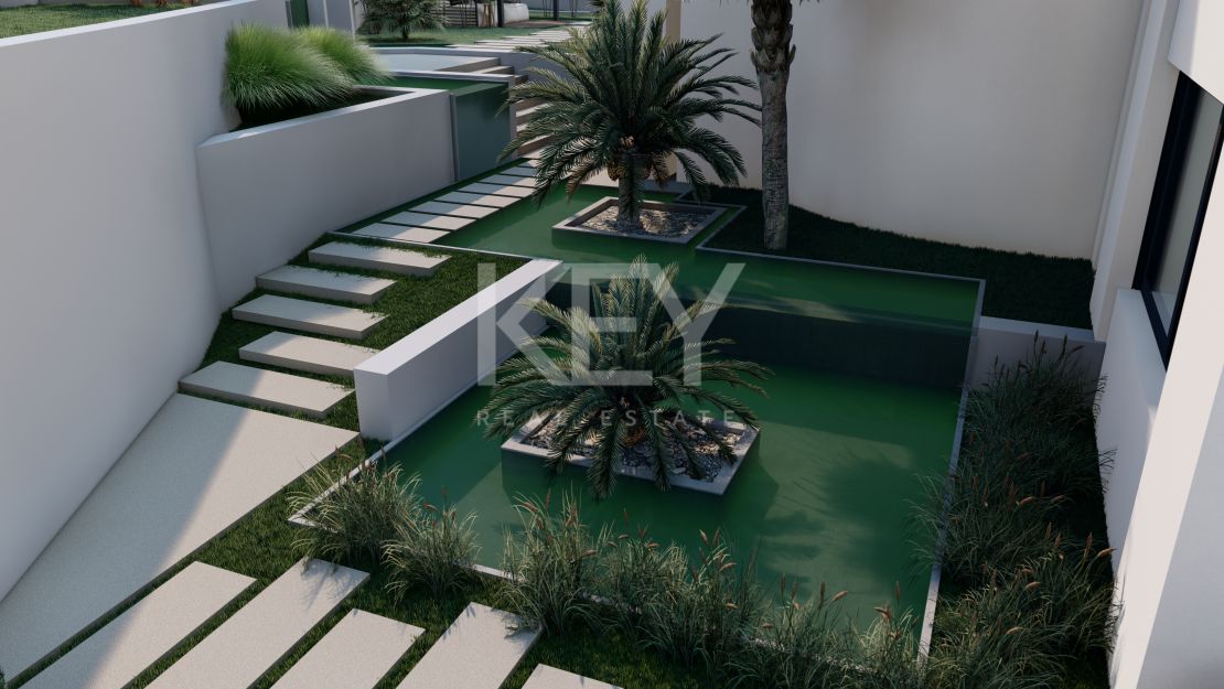 Фантастическая новая вилла с видом на Средиземное море в Сьерра Бланка, Марбелья