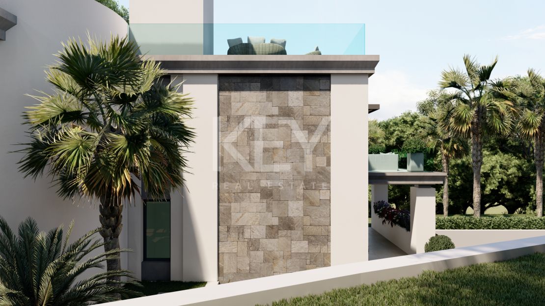 Фантастическая новая вилла с видом на Средиземное море в Сьерра Бланка, Марбелья