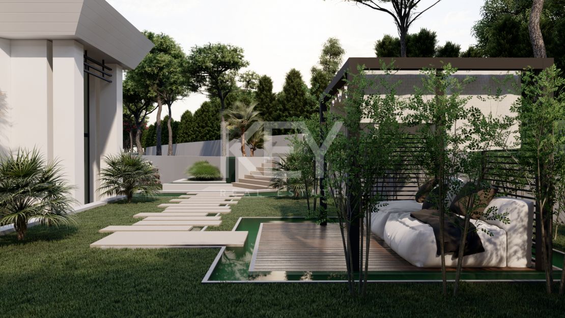 Фантастическая новая вилла с видом на Средиземное море в Сьерра Бланка, Марбелья