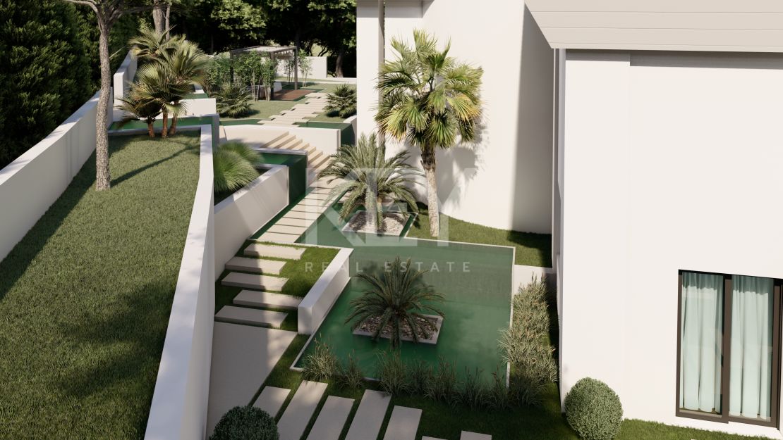 Фантастическая новая вилла с видом на Средиземное море в Сьерра Бланка, Марбелья