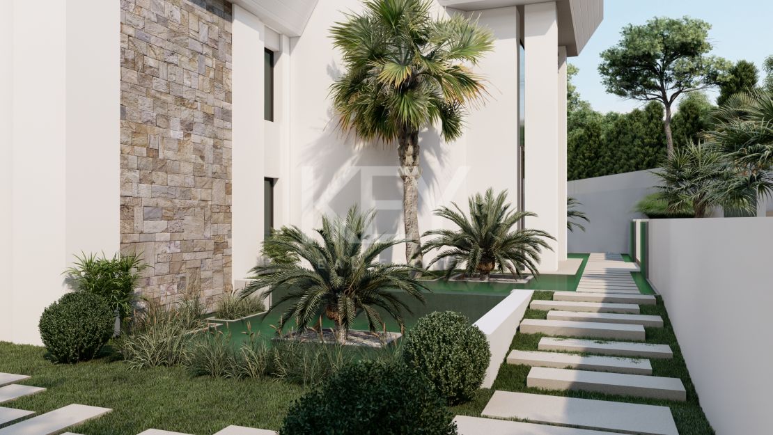 Фантастическая новая вилла с видом на Средиземное море в Сьерра Бланка, Марбелья