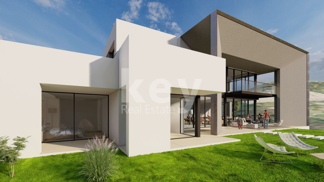 Stunning plot with license and project located between golf courses in Nueva Andalucia, Marbella