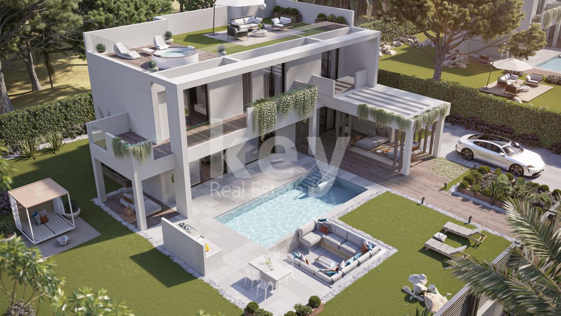 Brand new stunning villas near the beach for sale in Manilva 