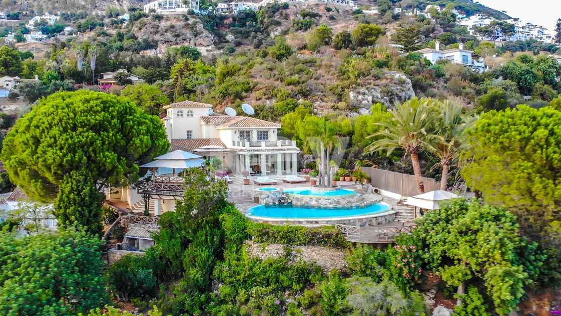 Unique Beautiful Villa in Mijas Pueblo with Stunning Sea Views for Sale