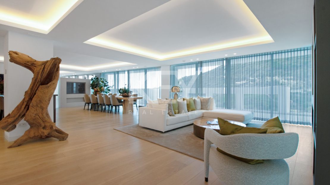 Un Hermoso Apartamento en Planta Baja en Palo Alto, Ojén, con Impresionantes Vistas al Mar para Alquiler a Largo Plazo