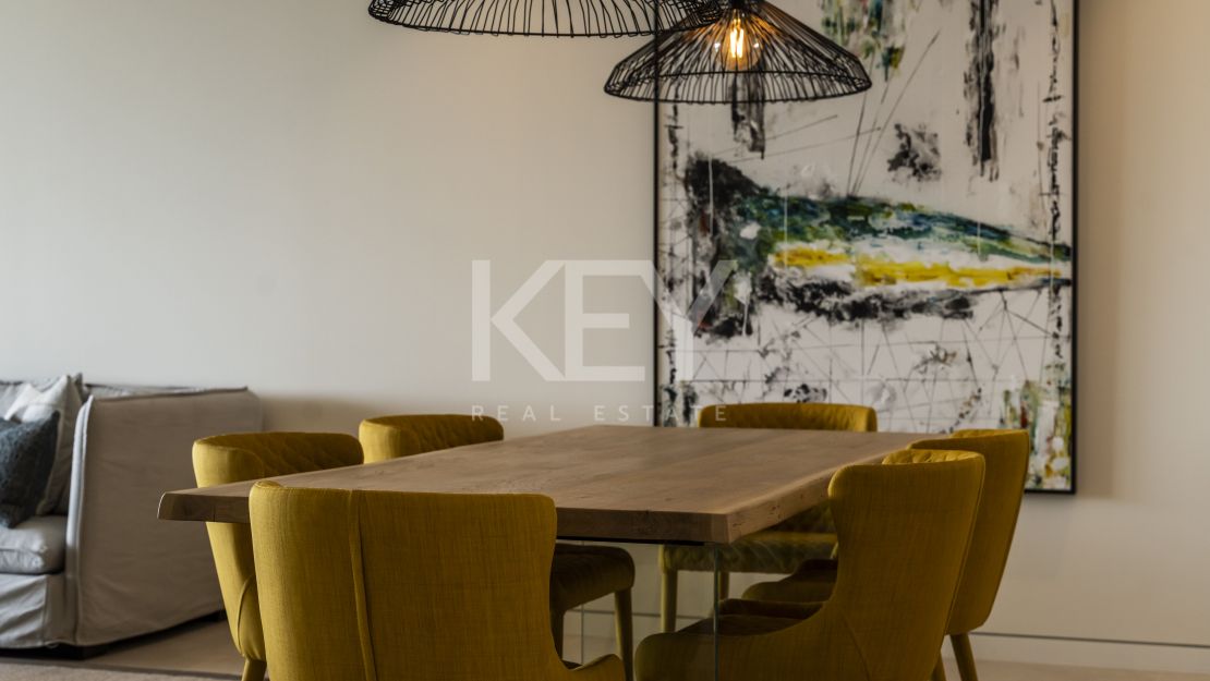 Un Hermoso Apartamento en Planta Baja en Palo Alto, Ojén, con Impresionantes Vistas al Mar para Alquiler a Largo Plazo