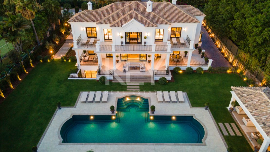 New exclusive Villa for Sale in Golden Mile, Sierra Blanca, Marbella 