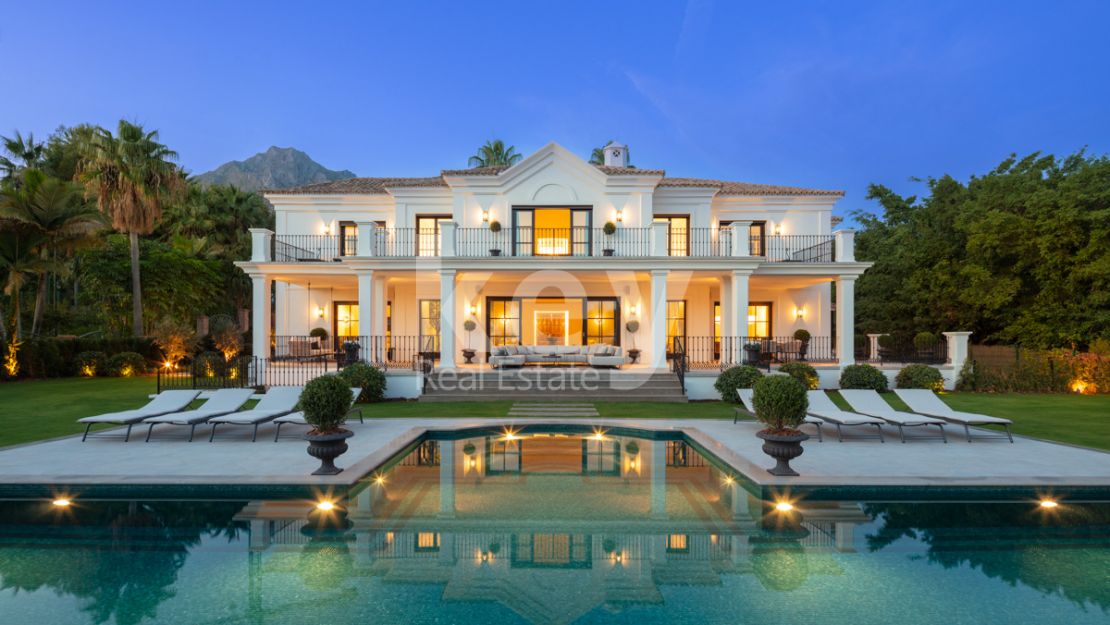New exclusive Villa for Sale in Golden Mile, Sierra Blanca, Marbella 