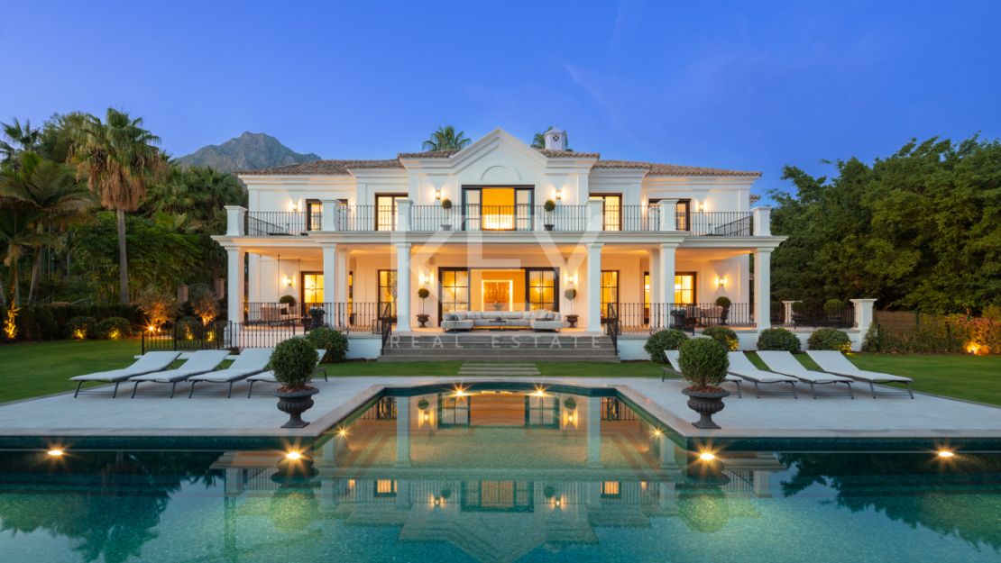 New exclusive Villa for Sale in Golden Mile, Sierra Blanca, Marbella 