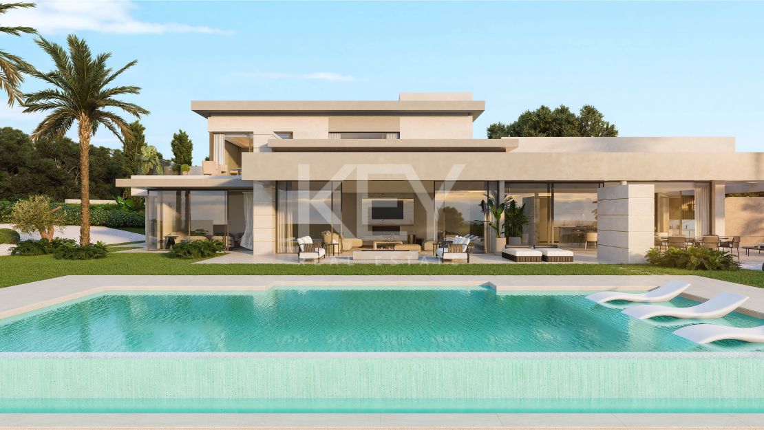 An extraordinary new development of 5 villas for sale in the private community of Sierra Blanca 