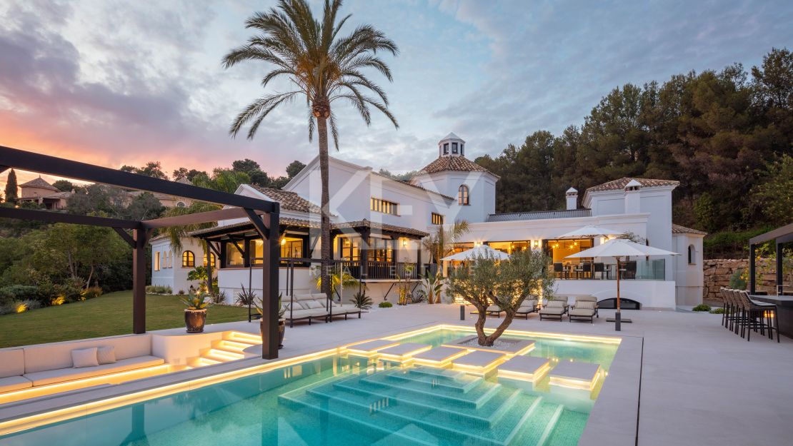 Exquisite Mediterranean Villa for rent in La Zagaleta with Breathtaking Sea and Golf Views