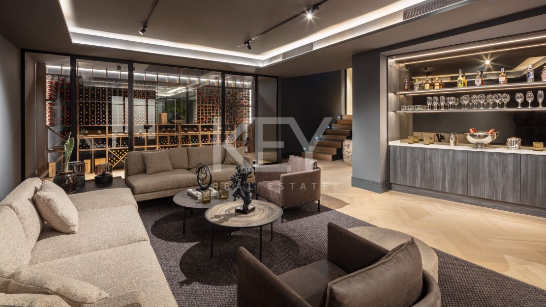 Exquisite Mediterranean Villa for rent in La Zagaleta with Breathtaking Sea and Golf Views