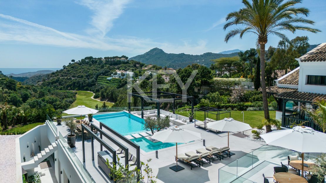 Exquisite Mediterranean Villa for rent in La Zagaleta with Breathtaking Sea and Golf Views