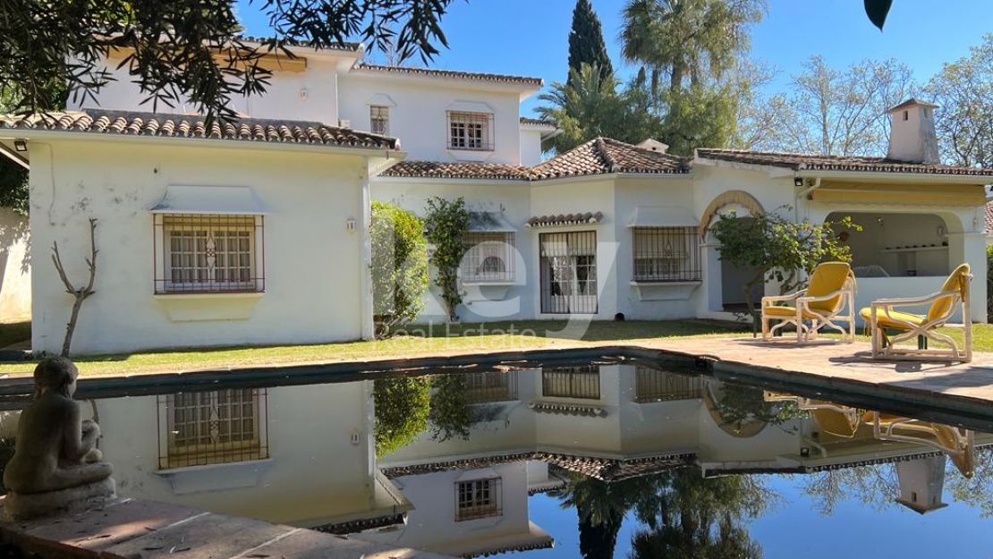Exceptional Golf Front Property Offering Seclusion and Investment Potential in Guadalmina Alta
