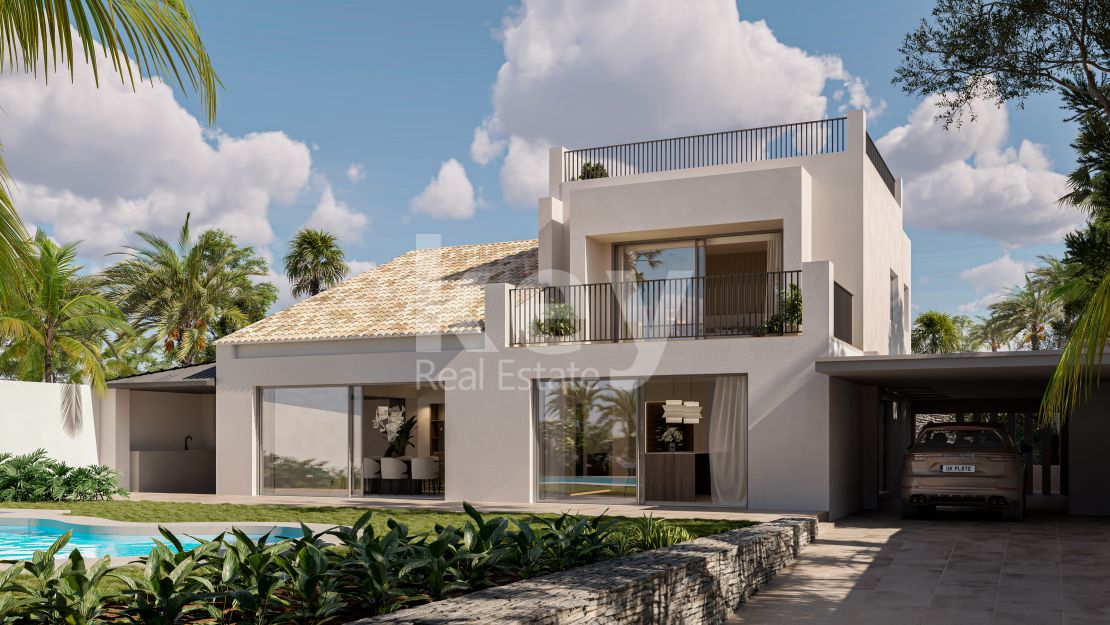 Una Hermosa Casa Tranquila en el Corazón del Valle del Golf en Nueva Andalucía en Venta