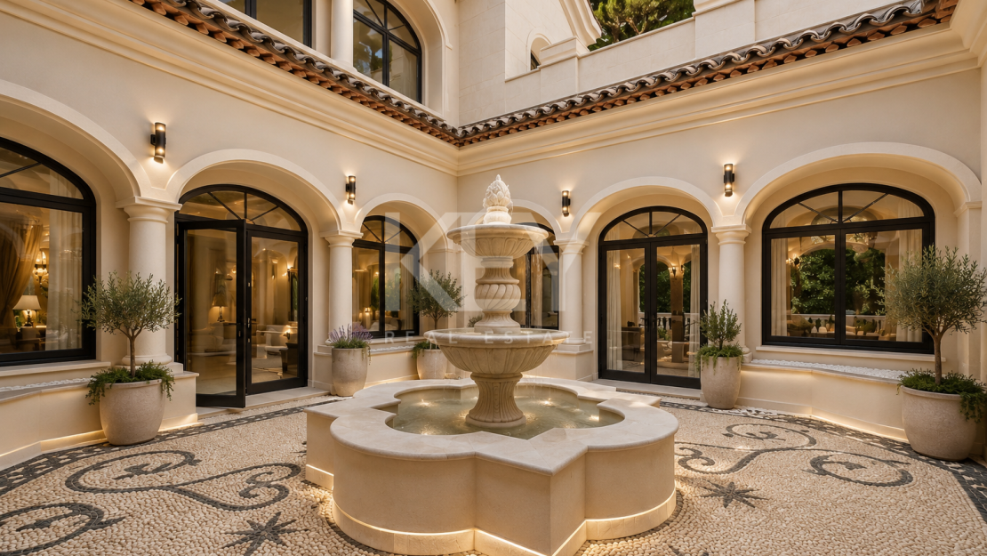 Villa Travertino: luxurious beachside Villa for sale in Guadalmina Baja