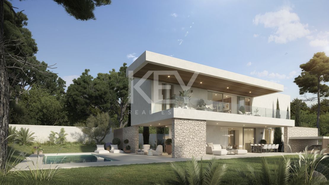  Encantadora villa moderna en venta en Elviria Playa, Marbella