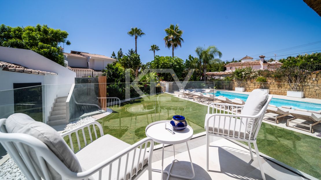 Просторная вилла предлагается в краткосрочную аренду в Nagueles, Golden Mile, Marbella