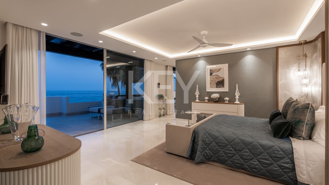 Роскошный двухэтажный пентхаус на первой линии пляжа в Пуэнте Романо, Золотая Миля