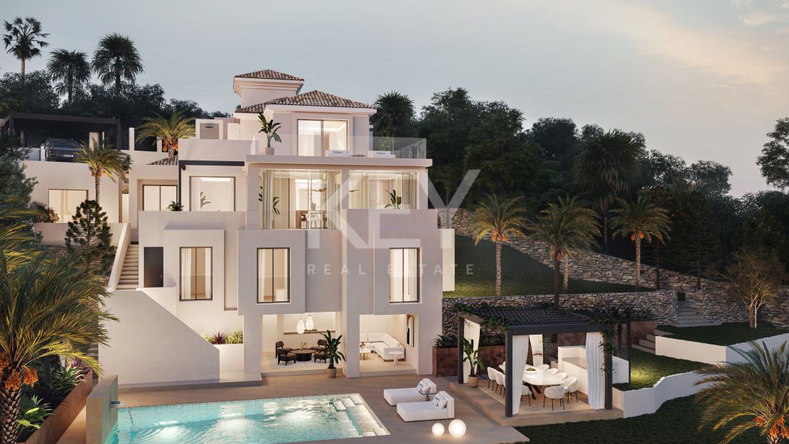Impresionante villa de 5 dormitorios en venta en Los Naranjos Hill Club, Nueva Andalucia