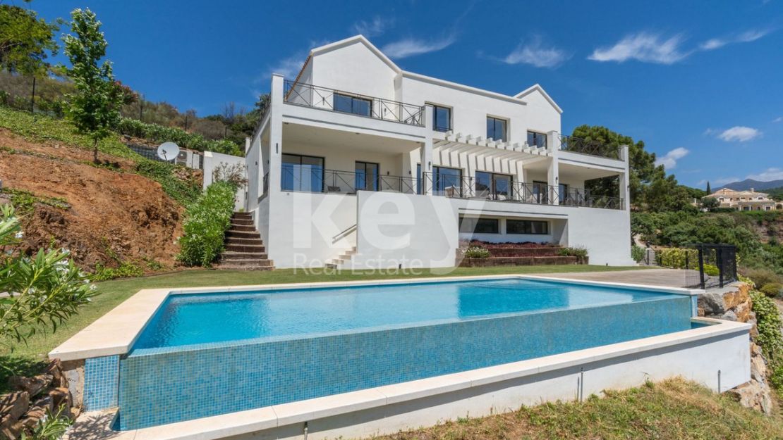 Villa de lujo con impresionantes vistas en venta en Monte Mayor, Benahavis