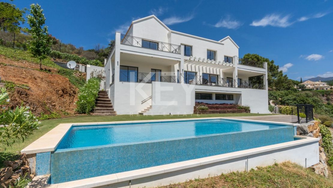 Villa de lujo con impresionantes vistas en venta en Monte Mayor, Benahavis