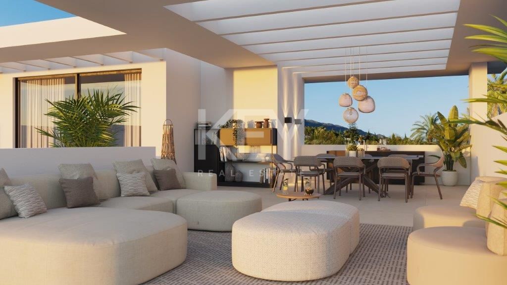 Exclusive villa from the contemporary collection of 12 villas, located on the New Golden Mile, Estepona