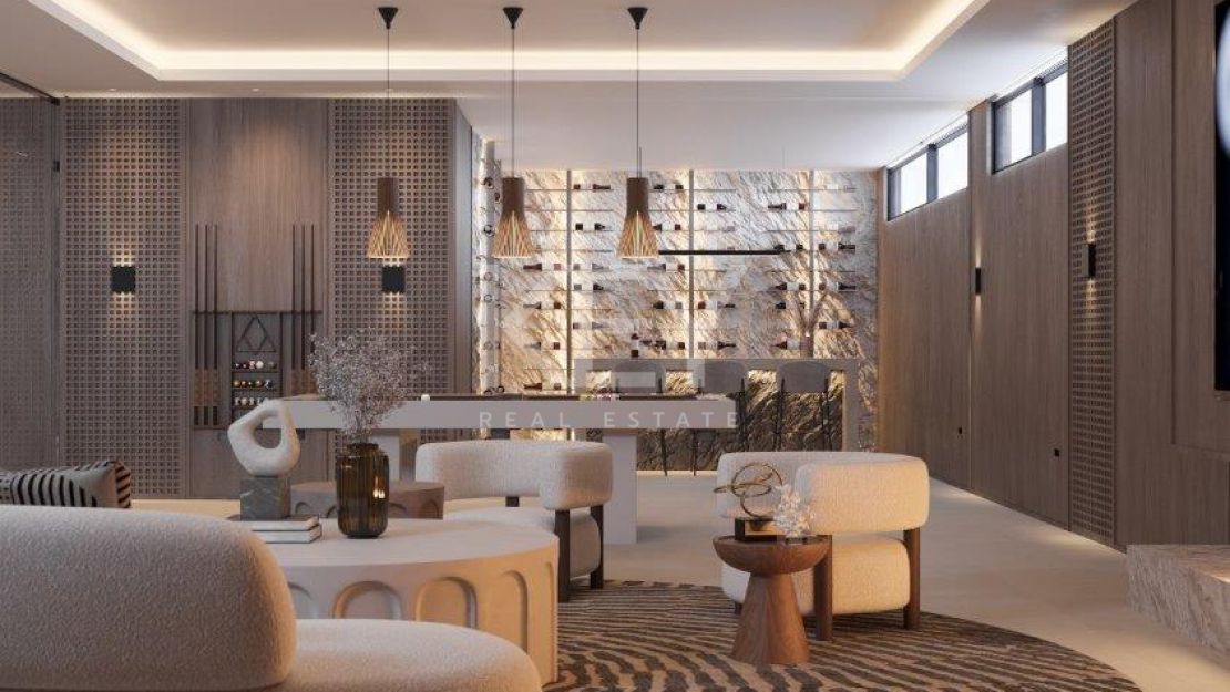 Exclusive villa from the contemporary collection of 12 villas, located on the New Golden Mile, Estepona