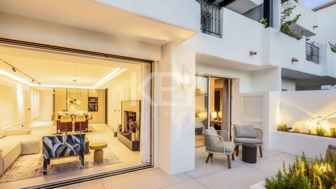 Luxurious Ground Floor Apartment in Marbella's Golden Mile