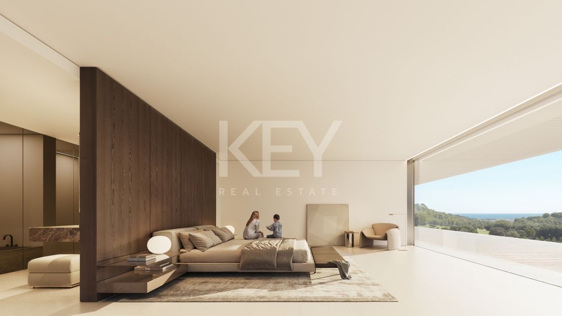 Luxurious villa with golf and sea views for sale in La Reserva, Sotogrande