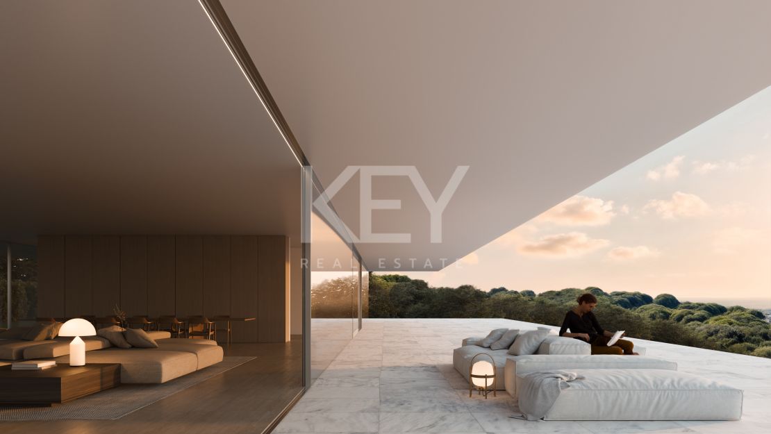 Luxurious villa with golf and sea views for sale in La Reserva, Sotogrande