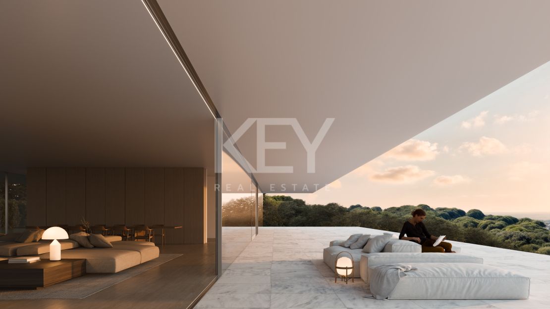 Luxurious villa with golf and sea views for sale in La Reserva, Sotogrande