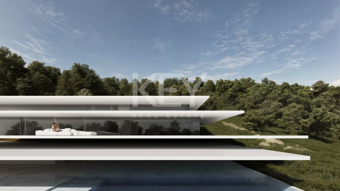 Luxurious villa with golf and sea views for sale in La Reserva, Sotogrande