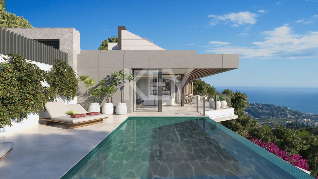 Luxury and modern  villa for sale in the gated community Pinares Hills, Malaga