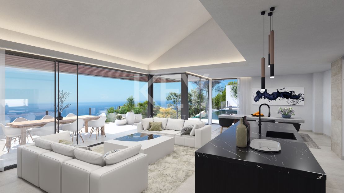 Luxury and modern  villa for sale in the gated community Pinares Hills, Malaga