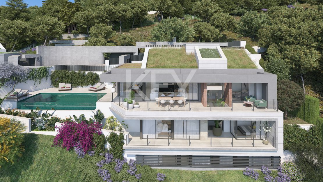 Luxury and modern  villa for sale in the gated community Pinares Hills, Malaga