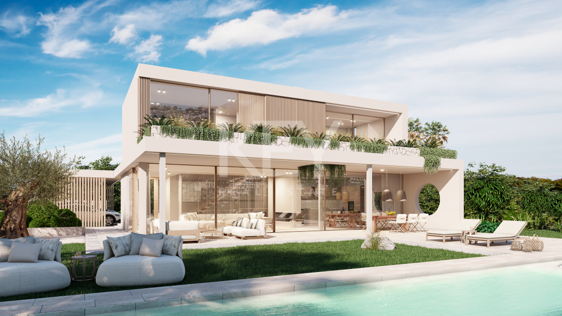 Spectacular villa project for sale in La Alqueria, Benahavis