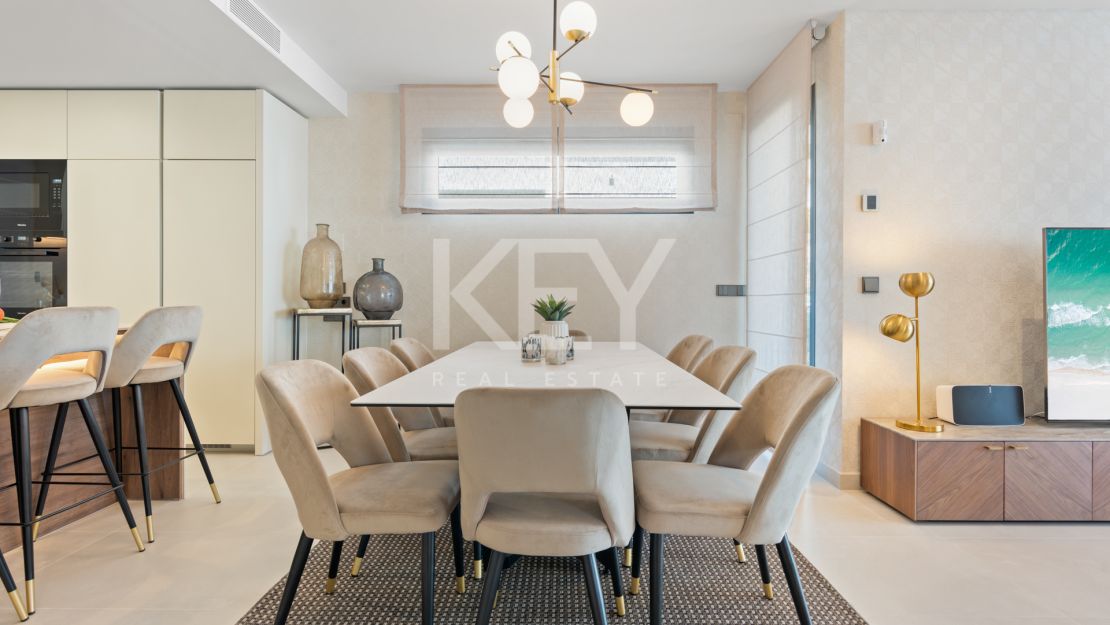 Beautiful and Contemporary Semi Detached House in Banus Bay, Puerto Banus, Marbella