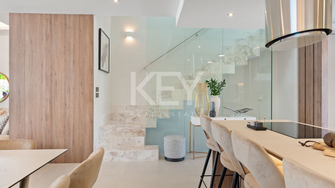 Beautiful and Contemporary Semi Detached House in Banus Bay, Puerto Banus, Marbella