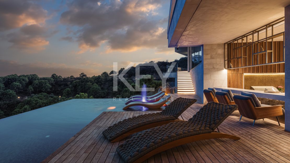 One-of-a-kind luxurious villa with panoramic sea views in Monte Mayor, Benahavis