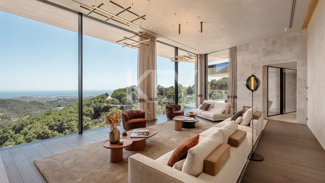One-of-a-kind luxurious villa with panoramic sea views in Monte Mayor, Benahavis