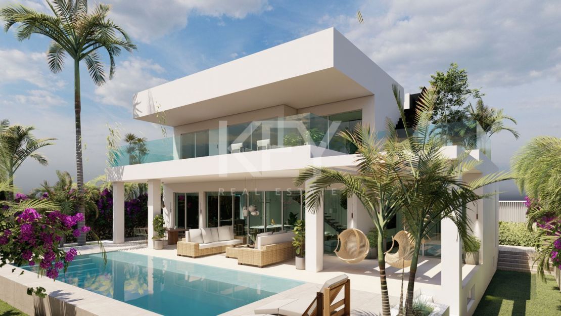 Exquisite and brand new villa walking distance to the beach for sale in San Pedro de Alcantara
