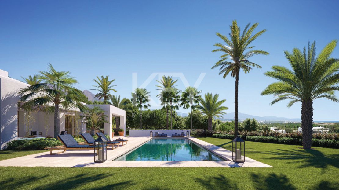 Newly constructed and modern, this villa for sale is a gem in the sought-after Finca Cortesin area of Casares