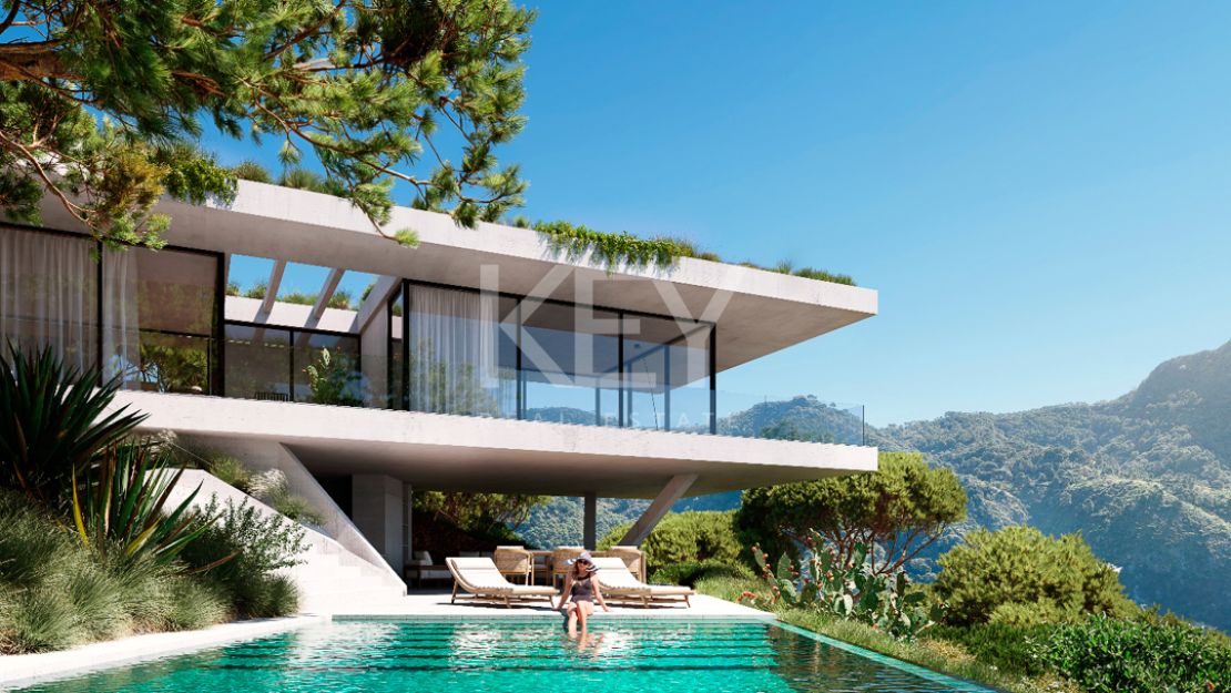 Luxury Villa with Sweeping Sea and Countryside Views in Monte Mayor, Benahavis