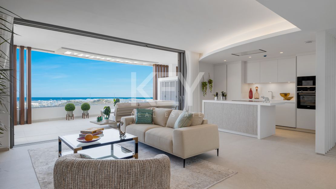 Продается новая элегантная квартира на первом этаже в Real de la Quinta, Бенаавис