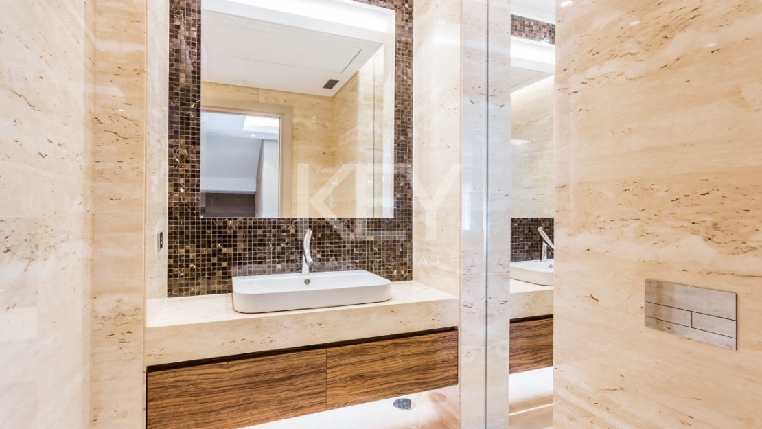 Luxurious, frontline golf villa with La Concha views for sale in Nueva Andalucia, Marbella