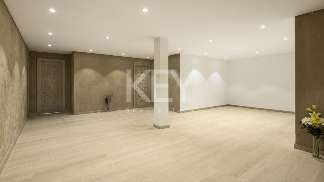 Luxurious, frontline golf villa with La Concha views for sale in Nueva Andalucia, Marbella